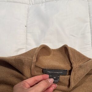 French Connection Men's Brown Turtleneck Sweater